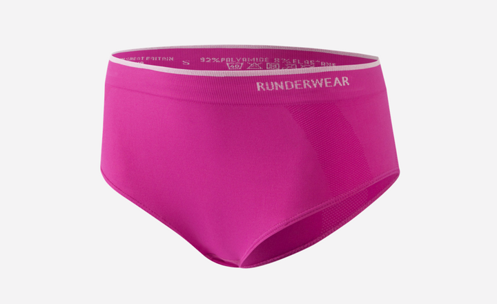 Runderwear Womens Seamless Low-Rise Hipster For Running