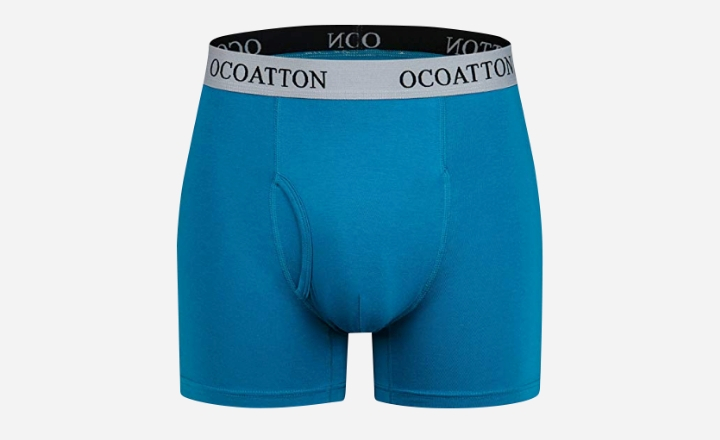 Ocoatton Mens Big and Tall Combed Cotton Boxer Brief