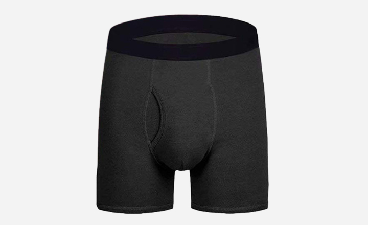Aserlin Men's Underwear 5 Pack Short Legs Underwear Boxer Briefs Cotton Mens Boxer Briefs No Ride-up Underwear Men Pack