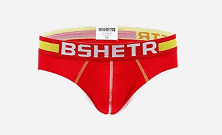 BSHETR Men's Underwear Briefs, 5 Pack Multi Color Soft Cotton Underpants