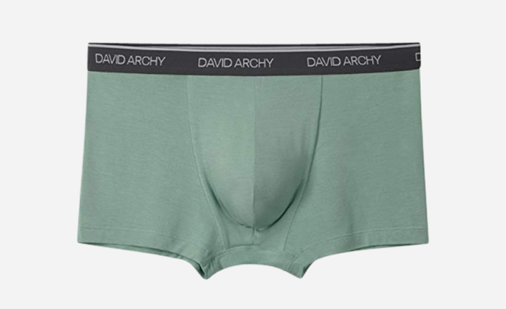 David Archy Men’s Bamboo Rayon Trunks - best underwear for jock itch