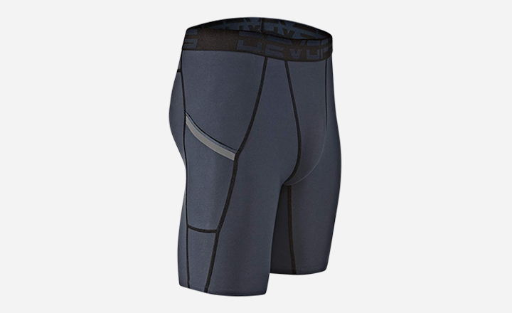 DEVOPS Men's Sports Performance Active Compression Cool Dry Baselayer Shorts