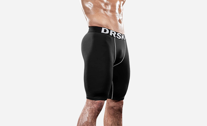 Dr. Skin Men's Cool Dry Compression Shorts