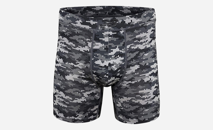 New Balance Men's Dry Fresh 6 Boxer Brief Underwear with Bonded Pocket