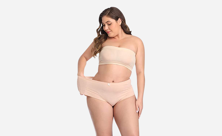 MAOQIN Women’s Cotton Briefs - best plus size underwear for women