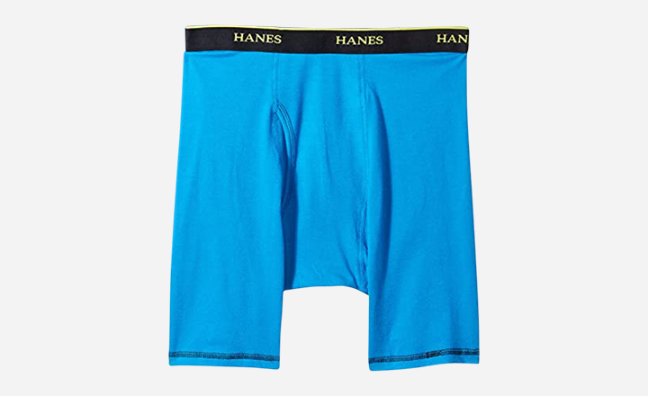 Hanes Men's Cool Comfort Breathable Mesh Long Leg Boxer Brief - moisture wicking underwear for men